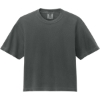 Custom Comfort Colors Womens Heavyweight Boxy Tee Pepper Gray
