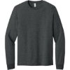 Custom Jerzees Classics Unisex Cotton Long Sleeve T-Shirt Black Heather