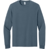 Custom Jerzees Classics Unisex Cotton Long Sleeve T-Shirt Denim Blue