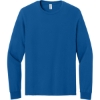 Custom Jerzees Classics Unisex Cotton Long Sleeve T-Shirt Royal Blue