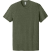 Custom Jerzees Classics Unisex Cotton T-Shirt Military Green Heather