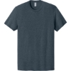 Custom Jerzees Classics Unisex Cotton T-Shirt Vintage Heather Navy Blue