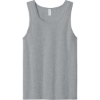 Custom Jerzees Classics Unisex Cotton Tank Athletic Heather Gray