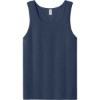 Custom Jerzees Classics Unisex Cotton Tank Vintage Heather Navy Blue