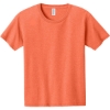 Custom Jerzees Classics Youth Cotton T-Shirt Retro Heather Coral Orange