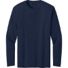 Custom Gildan Performance Long Sleeve T-Shirt. Navy Blue
