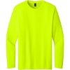 Custom Gildan Performance Long Sleeve T-Shirt. Safety Green