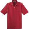 Custom Jerzees Dri-Power Pocket Sport Shirt. True Red