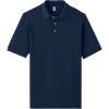 Custom Jerzees Unisex Premium Ring Spun Cotton Pique Sport Shirt J. Navy Blue