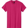 Custom Gildan - Heavy Cotton 100% Cotton T-Shirt. Heliconia Pink