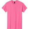 Custom Gildan - Heavy Cotton 100% Cotton T-Shirt. Safety Pink