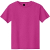 Custom Gildan - Youth Heavy Cotton 100% Cotton T-Shirt. Heliconia Pink