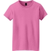 Custom Gildan Womens Heavy Cotton 100% Cotton T-Shirt. Azalea Pink