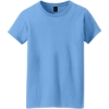 Custom Gildan Womens Heavy Cotton 100% Cotton T-Shirt. Carolina Blue