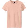 Custom Gildan Womens Heavy Cotton 100% Cotton T-Shirt. Dusty Rose Pink