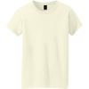 Custom Gildan Womens Heavy Cotton 100% Cotton T-Shirt. Off White