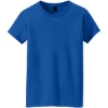 Custom Gildan Womens Heavy Cotton 100% Cotton T-Shirt. Royal Blue