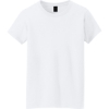 Custom Gildan Womens Heavy Cotton 100% Cotton T-Shirt. White