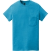 Custom Gildan Heavy Cotton 100% Cotton Pocket T-Shirt. Sapphire