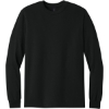 Custom Gildan - Heavy Cotton 100% Cotton Long Sleeve T-Shirt. Black