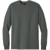 Custom Gildan - Heavy Cotton 100% Cotton Long Sleeve T-Shirt. Charcoal Gray