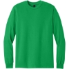 Custom Gildan - Heavy Cotton 100% Cotton Long Sleeve T-Shirt. Irish Green