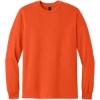 Custom Gildan - Heavy Cotton 100% Cotton Long Sleeve T-Shirt. Orange