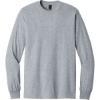 Custom Gildan - Heavy Cotton 100% Cotton Long Sleeve T-Shirt. Sport Grey