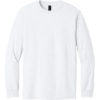 Custom Gildan - Heavy Cotton 100% Cotton Long Sleeve T-Shirt. White