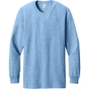 Custom Jerzees Premium Blend Ring Spun Long Sleeve T-Shirt Carolina Heather Blue