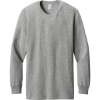 Custom Jerzees Premium Blend Ring Spun Long Sleeve T-Shirt Oxford Gray