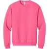 Custom Jerzees - NuBlend Crewneck Sweatshirt. Neon Pink
