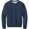Custom Jerzees - NuBlend Crewneck Sweatshirt. Vintage Heather Navy Blue