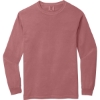 Custom COMFORT COLORS Heavyweight Ring Spun Long Sleeve Tee. Brick Red