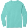 Custom COMFORT COLORS Heavyweight Ring Spun Long Sleeve Tee. Chalky Mint Green