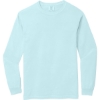 Custom COMFORT COLORS Heavyweight Ring Spun Long Sleeve Tee. Chambray Blue