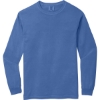 Custom COMFORT COLORS Heavyweight Ring Spun Long Sleeve Tee. Flo Blue