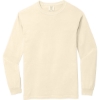 Custom COMFORT COLORS Heavyweight Ring Spun Long Sleeve Tee. Ivory Beige