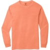 Custom COMFORT COLORS Heavyweight Ring Spun Long Sleeve Tee. Melon Orange