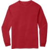 Custom COMFORT COLORS Heavyweight Ring Spun Long Sleeve Tee. Red