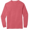 Custom COMFORT COLORS Heavyweight Ring Spun Long Sleeve Tee. Watermelon Red