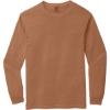Custom COMFORT COLORS Heavyweight Ring Spun Long Sleeve Tee. Yam Brown