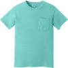 Custom COMFORT COLORS Heavyweight Ring Spun Pocket Tee. Chalky Mint Green
