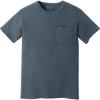 Custom COMFORT COLORS Heavyweight Ring Spun Pocket Tee. Denim Blue