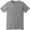 Custom COMFORT COLORS Heavyweight Ring Spun Pocket Tee. Granite Gray
