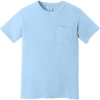 Custom COMFORT COLORS Heavyweight Ring Spun Pocket Tee. Hydrangea Blue
