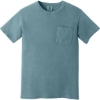 Custom COMFORT COLORS Heavyweight Ring Spun Pocket Tee. Ice Blue