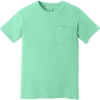 Custom COMFORT COLORS Heavyweight Ring Spun Pocket Tee. Island Reef Green