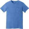 Custom COMFORT COLORS Heavyweight Ring Spun Pocket Tee. Mystic Blue