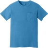 Custom COMFORT COLORS Heavyweight Ring Spun Pocket Tee. Royal Caribe Blue